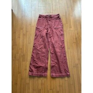 Rolla’s Heidi High Rise Wide Leg Jeans size 28 - Brown Dusty Rose